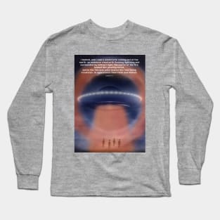 UFO - Fire bible quote Long Sleeve T-Shirt